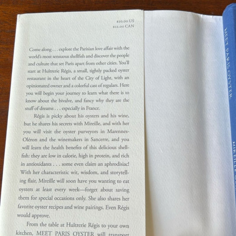 Meet Paris Oyster (Signed 1st Ed/1st)