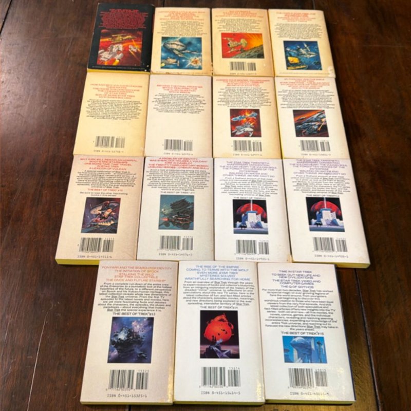 The Best of Trek 15 book bundle