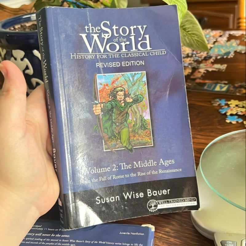 Story of the World Books 1-4 PLUS Volume 2 CD set  