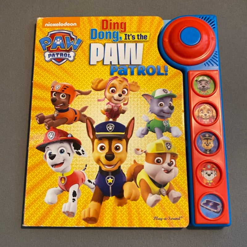 Nickelodeon PAW Patrol: Ding Dong, It's the PAW Patrol! Sound Book