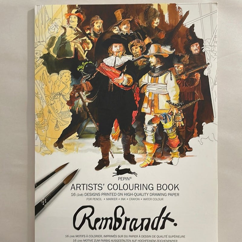 Rembrandt Artists’ Coloring Book