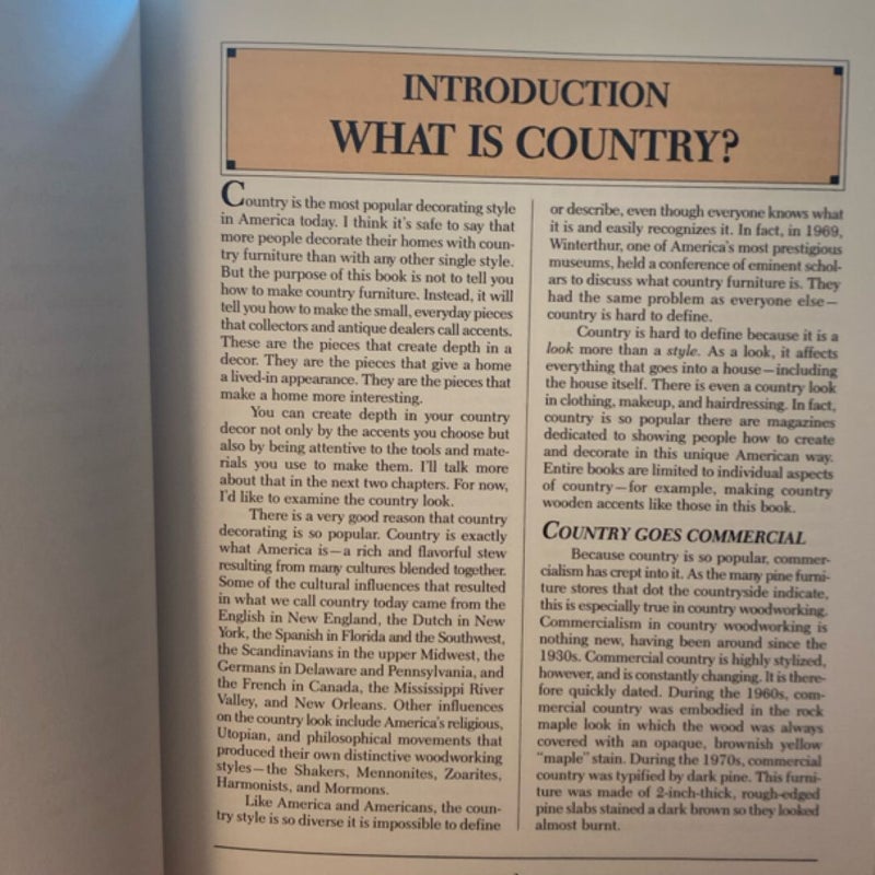 The American Country Woodworker