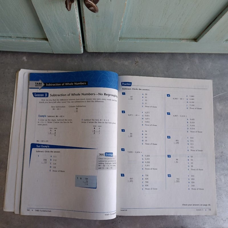 Tabe Fundamentals, Level M 2nd Edition