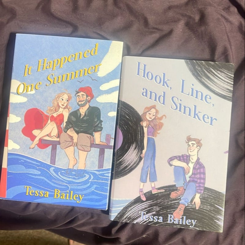 Tessa Bailey Fox&Wit It happened One Summer and Hook Line and Sinker