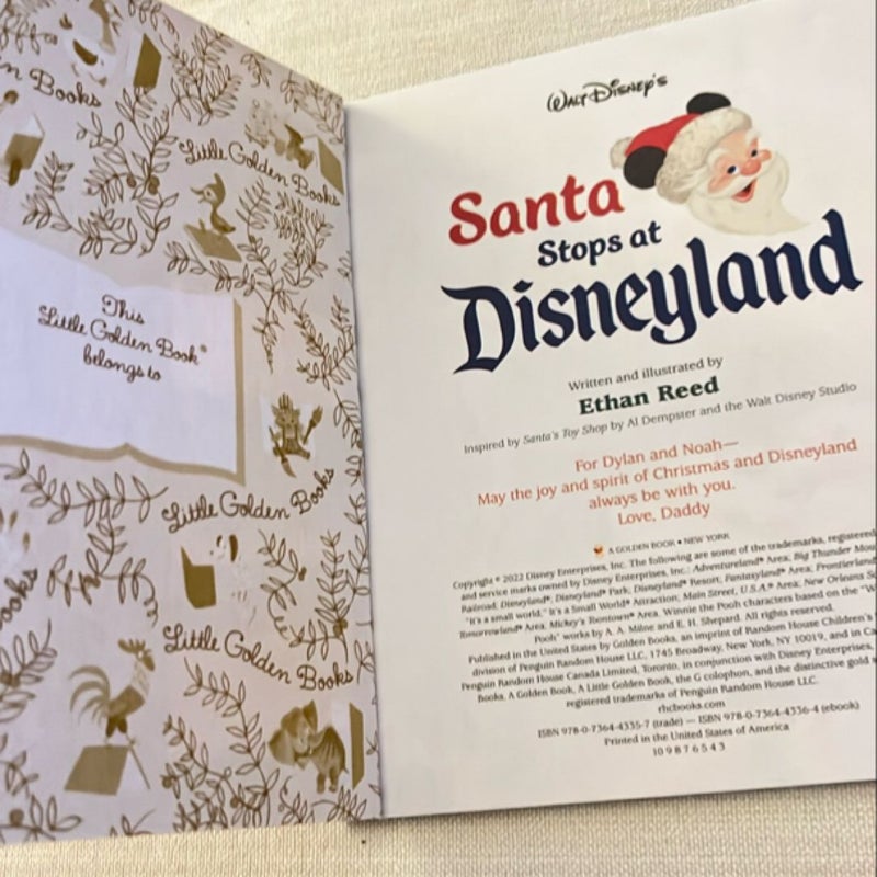 Santa Stops at Disneyland (Disney Classic)