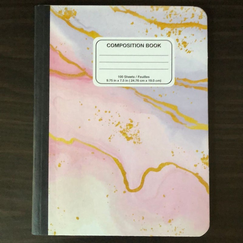 Composition Books-Marble & Butterflies 