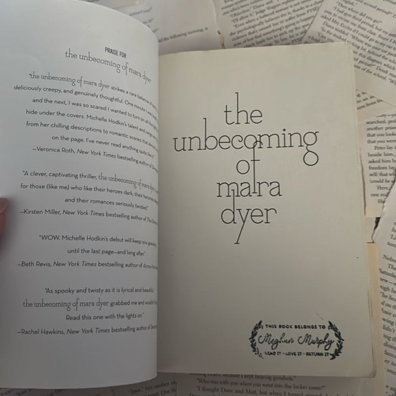 The Unbecoming of Mara Dyer