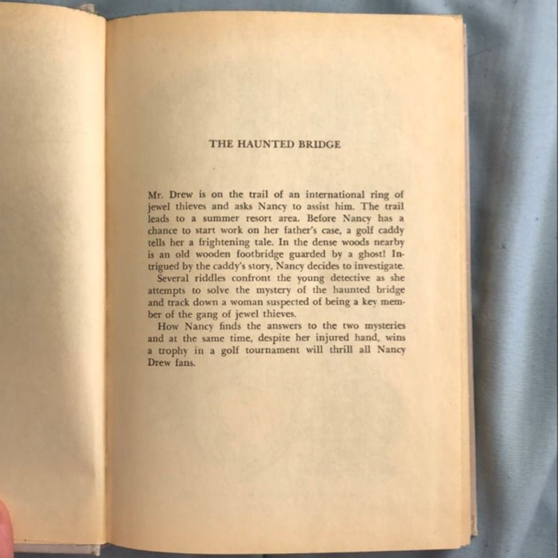 Nancy Drew 15: the Haunted Bridge and Nancy Drew 16: The Clue of the Tapping Heels