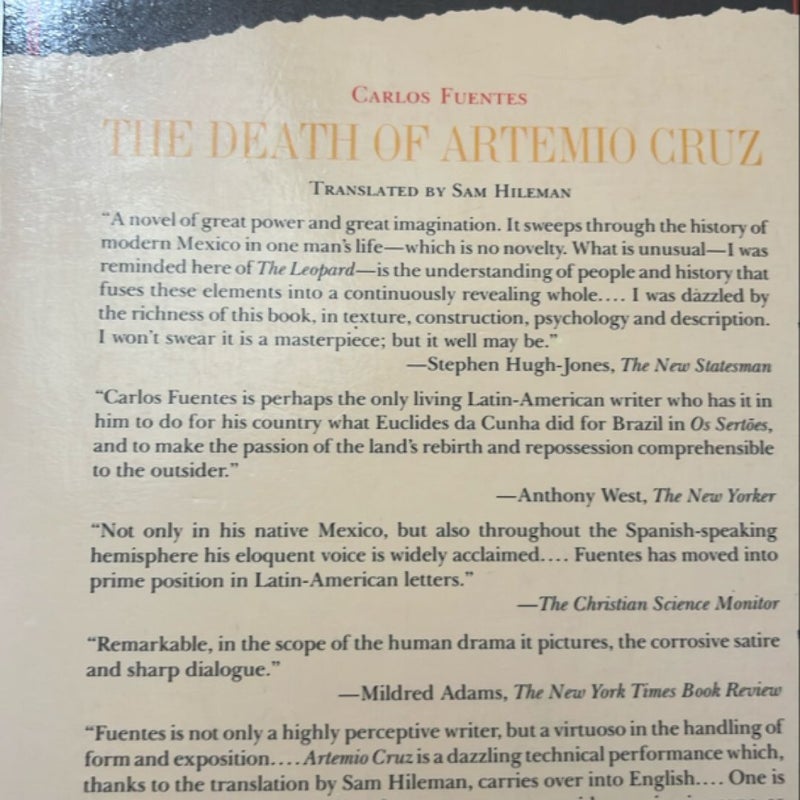 The Death of Artemio Cruz