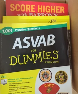 1,001 ASVAB Practice Questions for Dummies (+ Free Online Practice)