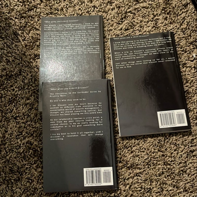 Forbidden Surrender, Secret Surrender & Beautiful Surrender