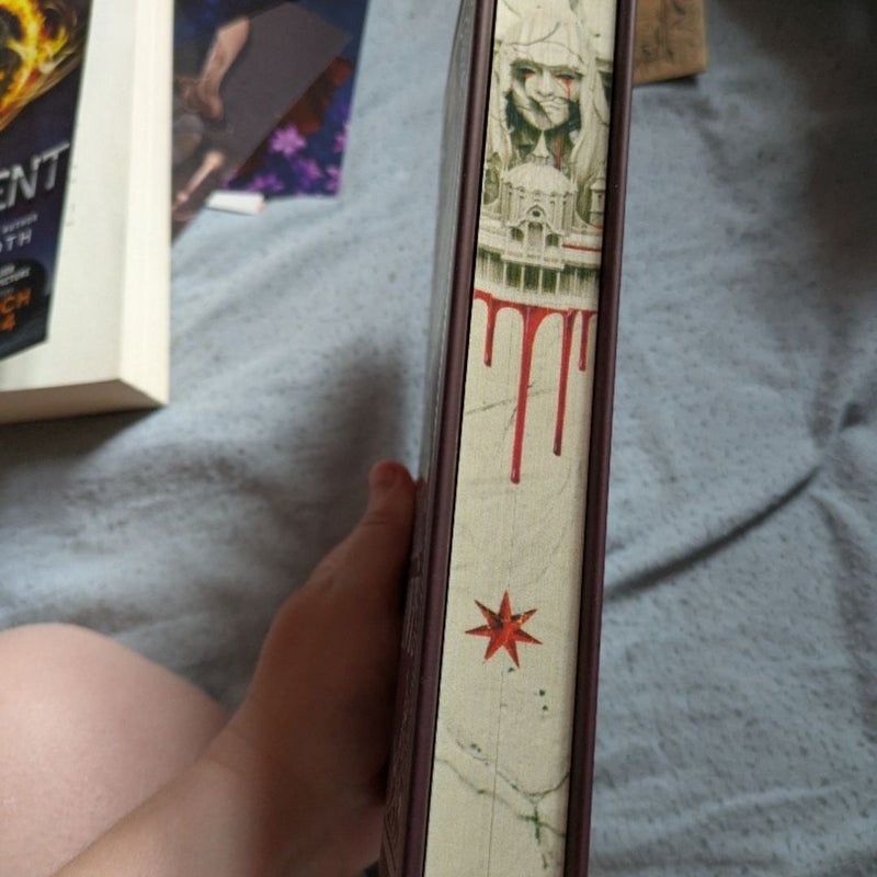Seven Faceless Saints fairyloot edition with author letter