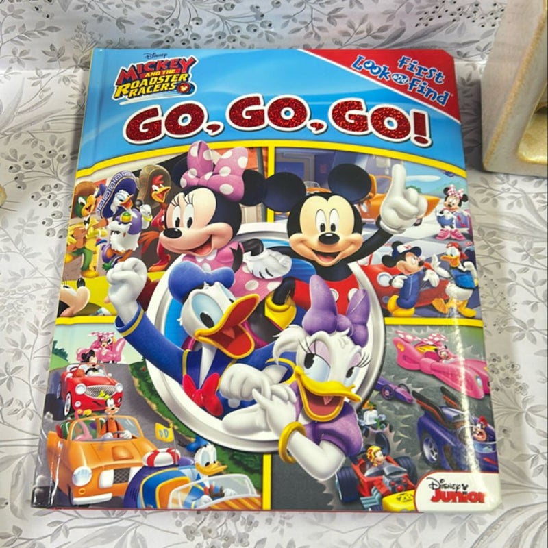 My First Look & Find Book - Mickey Roadster Racers - Go, Go, Go! by Disney