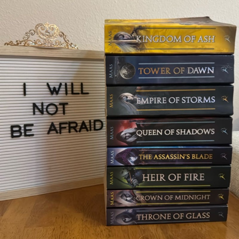 Throne of Glass Series-out of print original covers