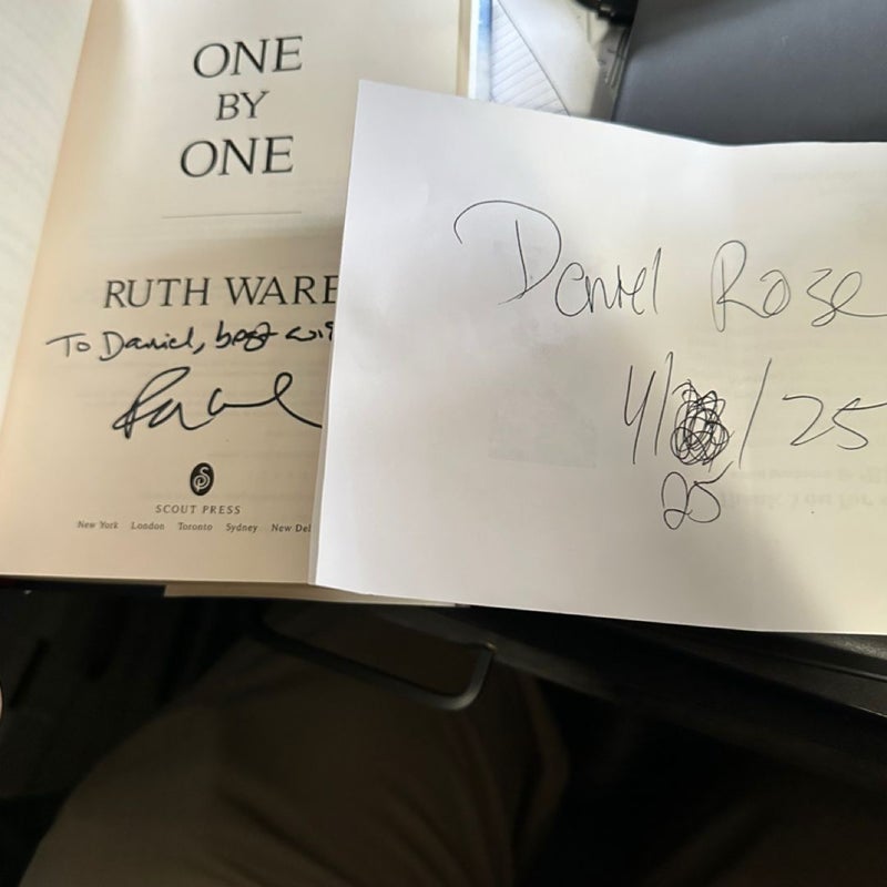 Lot of Ruth Ware Books all SIGNED