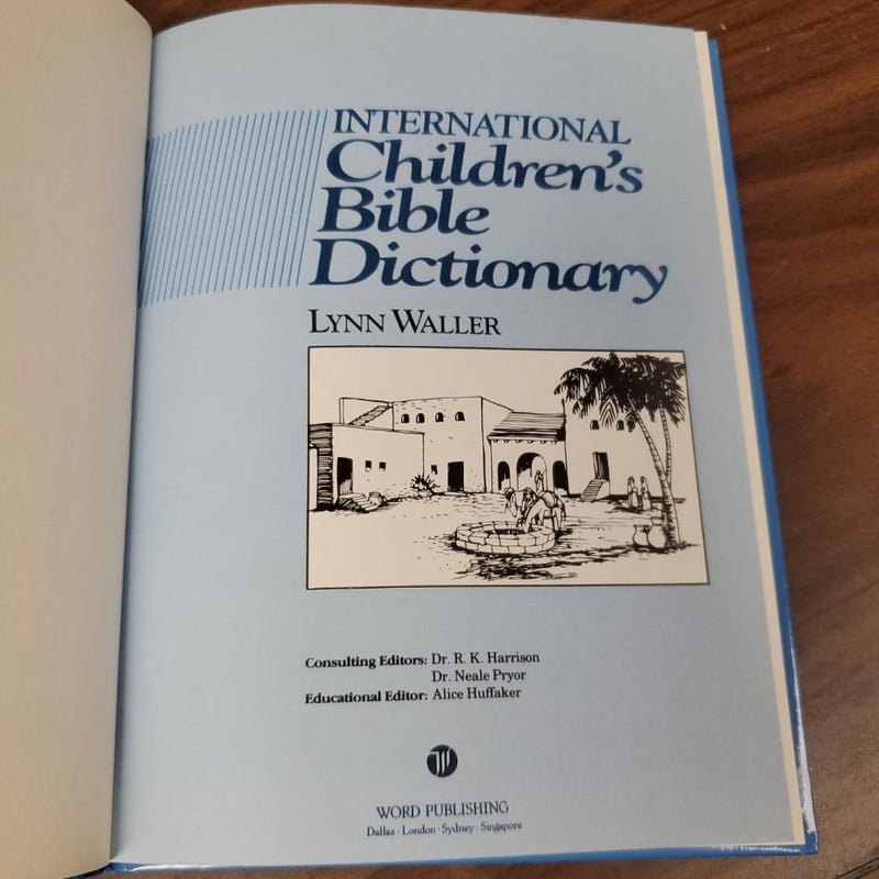 NCV International Children's Bible Dictionary