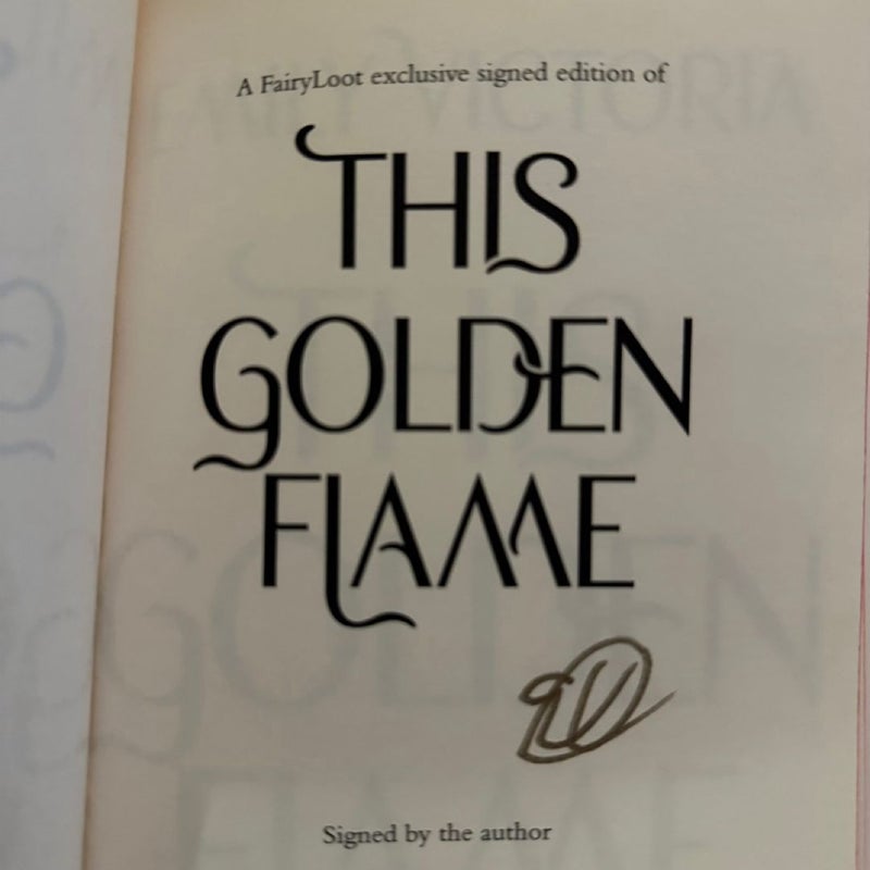 FairyLoot Exclusive This Golden Flame 
