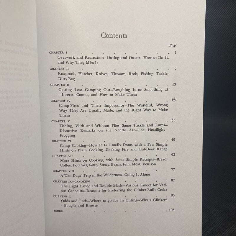 Woodcraft and Camping by W. Sears Nessmuk, Paperback Pango Books