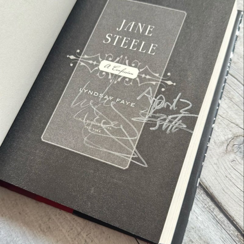 Jane Steele - signed 