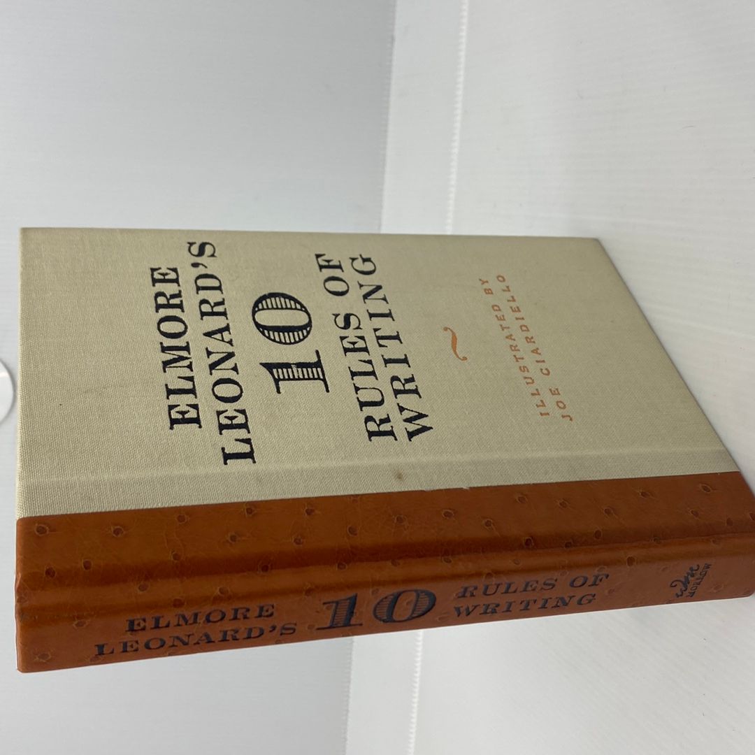 Elmore Leonard's 10 Rules of Writing