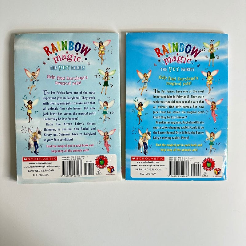 Rainbow Magic, The Pet Fairies book bundle, 7 books