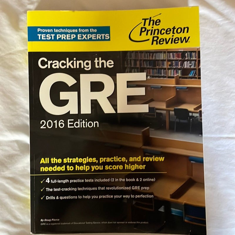 Cracking the GRE 2016