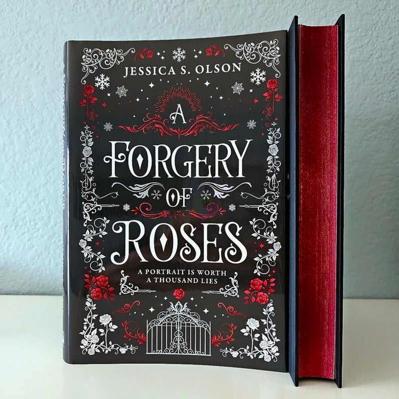 NEW A Forgery of Roses SIGNED by Jessica Olson FIRST Limited Owlcrate Edition