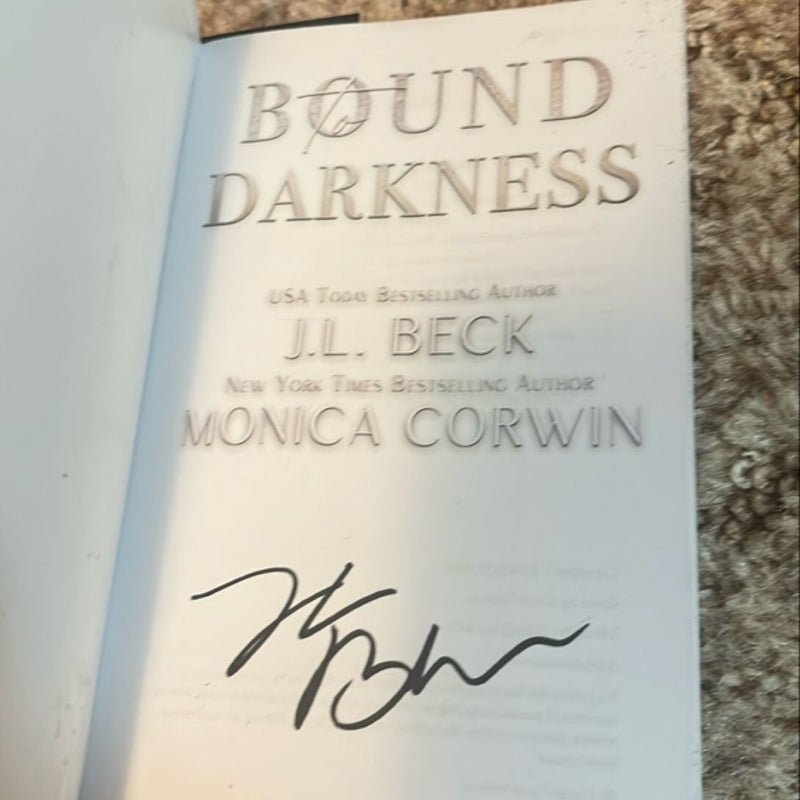 Bound to Darkness Signed Copy