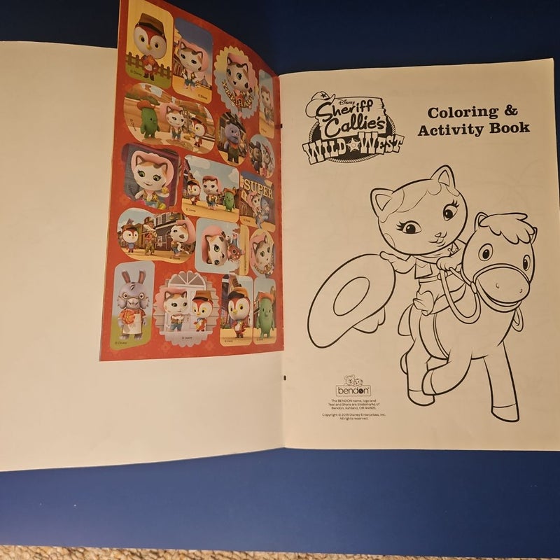 Disney's Sherif Callie's Wild West Coloring & Activity Book