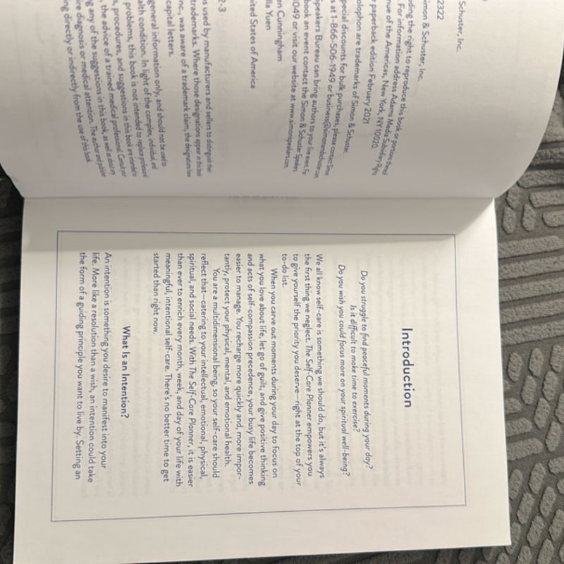 The Self-Care Planner