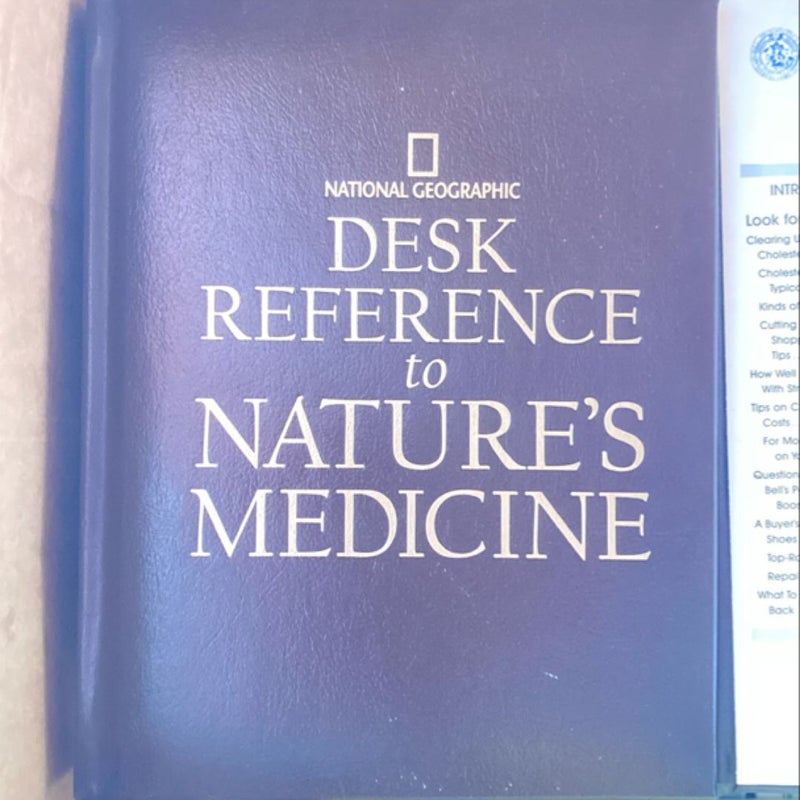 National Geographic Desk Reference to Nature’s Medicine