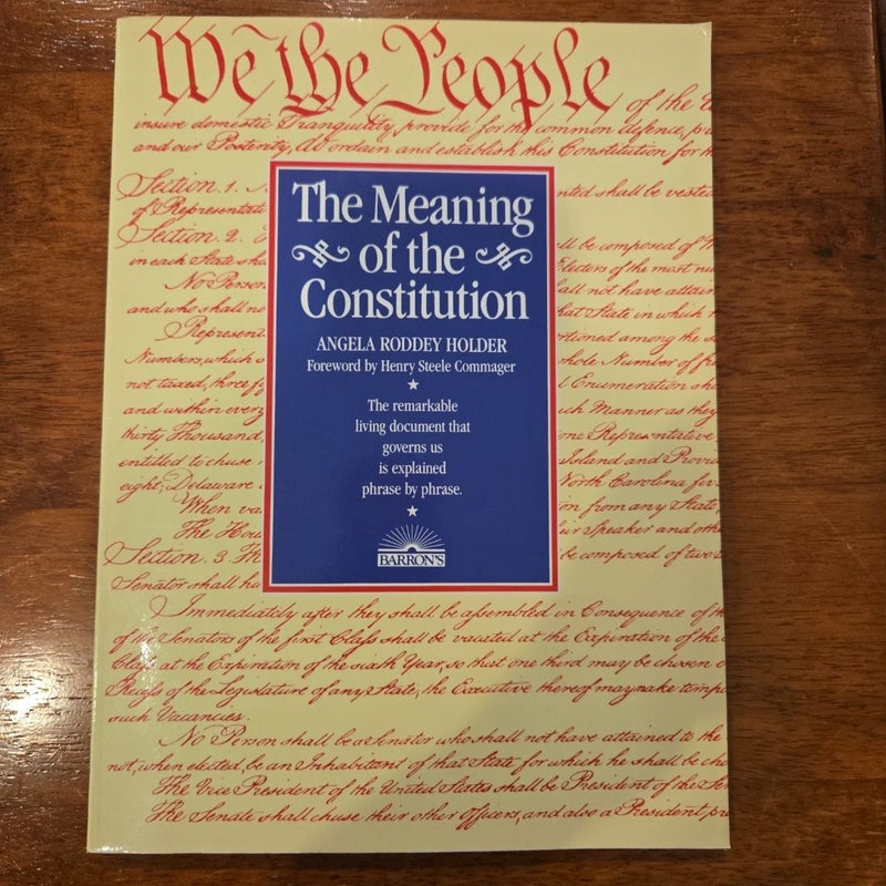 The Meaning of the Constitution