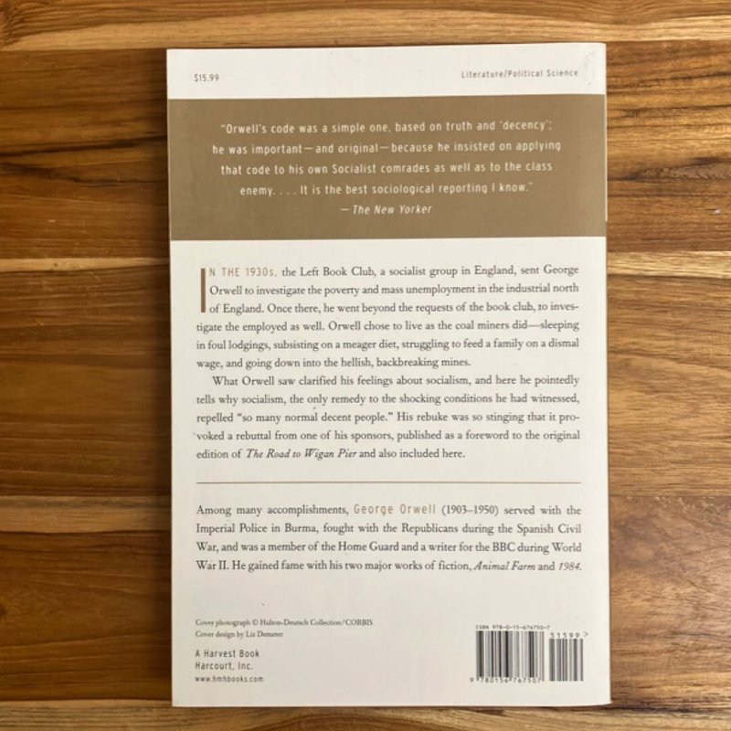 The Road to Wigan Pier