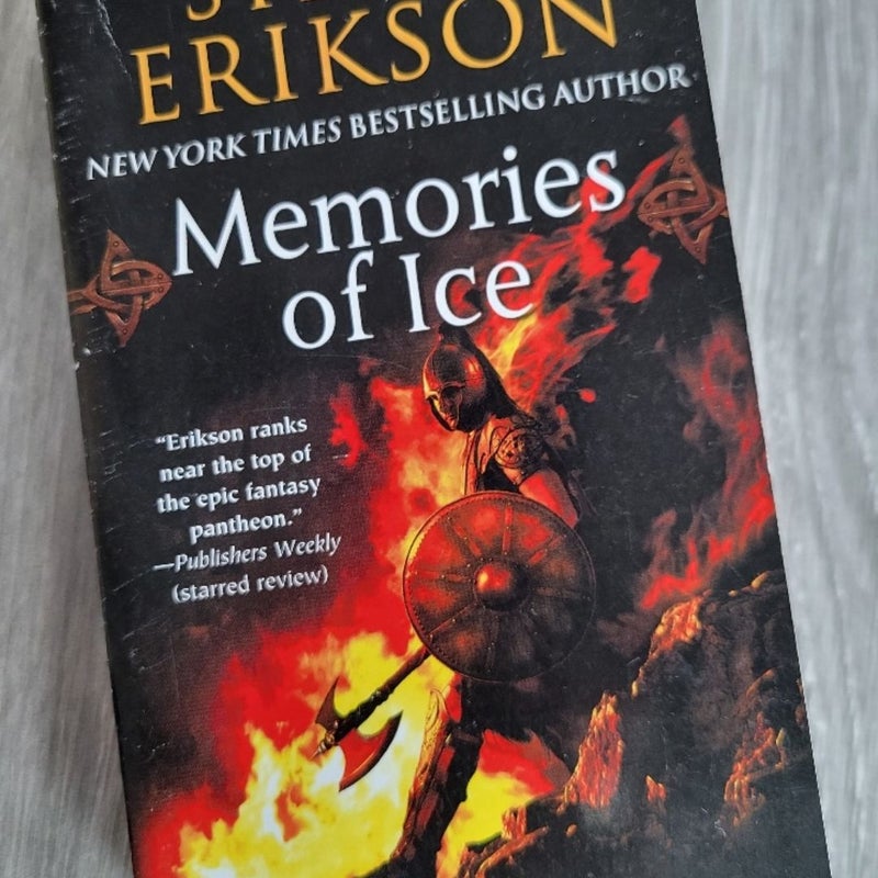 MALAZAN BOOK OF THE FALLEN SET #3, 4, 5 STEVEN ERICKSON MEMORIES CHAINS MIDNIGHT