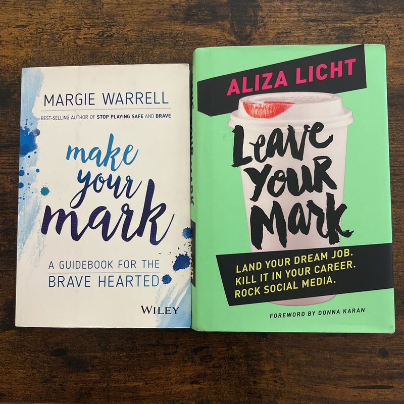 Make Your Mark & Leave Your Mark (Book Bundle)