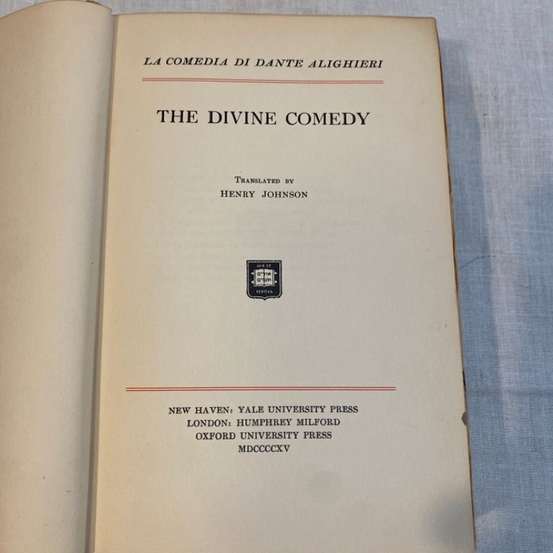 The Divine Comedy by Dante Alighieri Translated by Henry Johnson