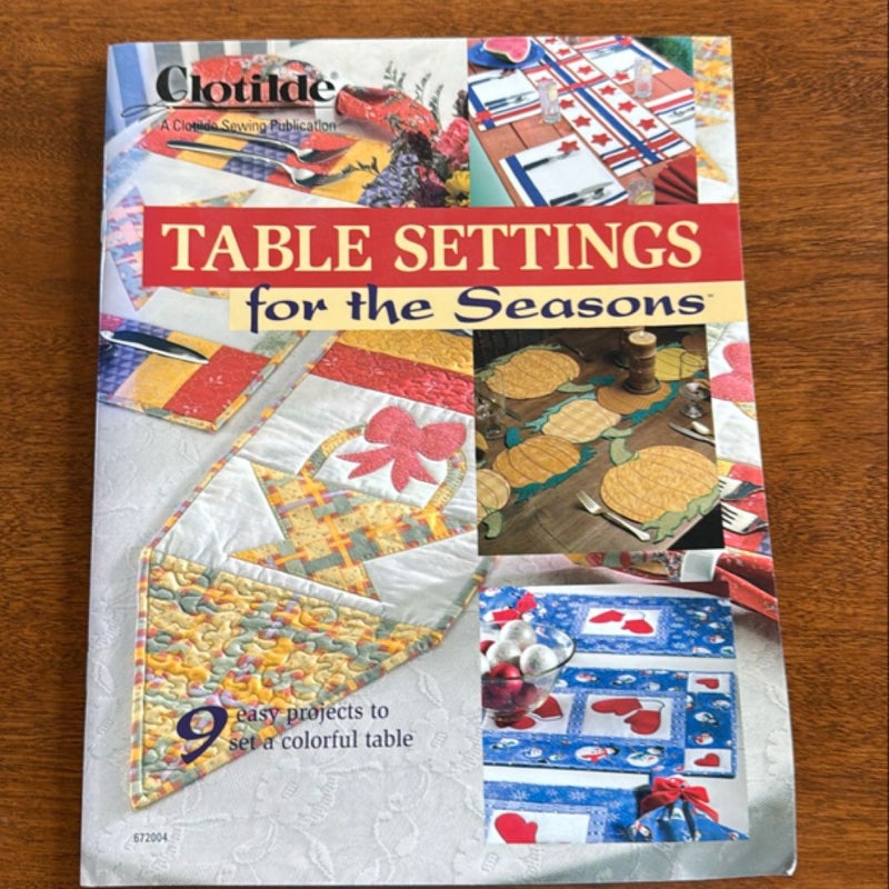 Table Settings for the Seasons