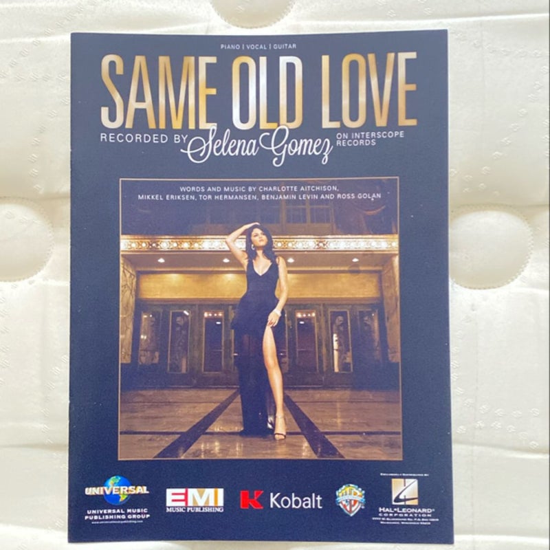 Same Old Love song book