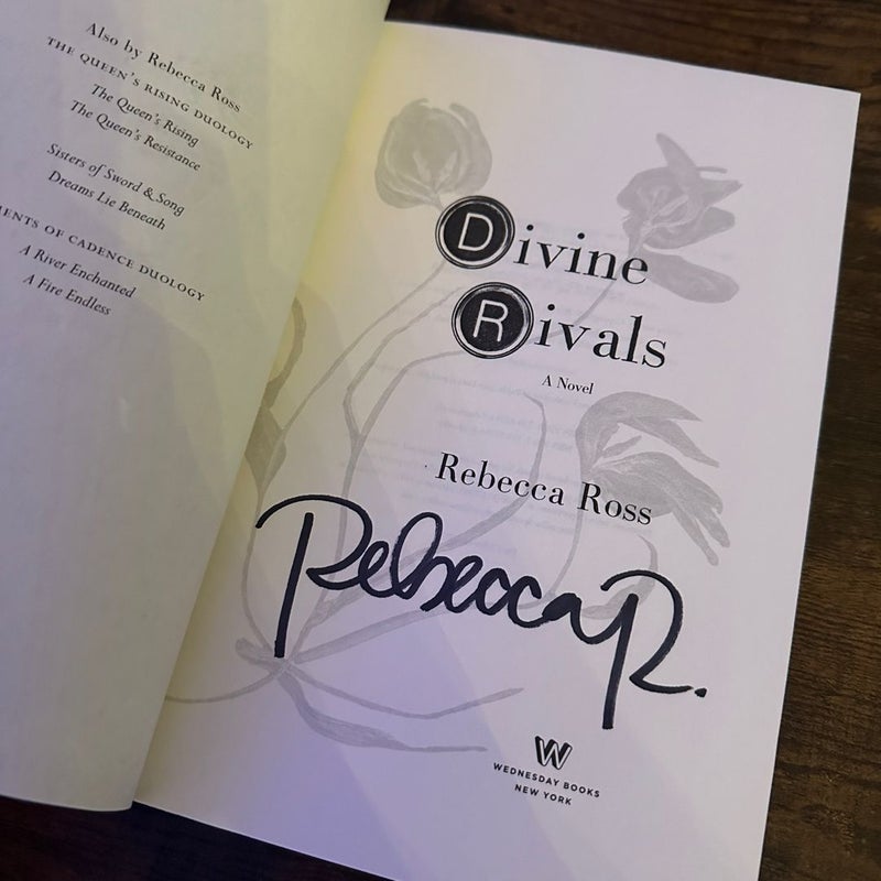 SIGNED Divine Rivals and Ruthless Vows 1st editions