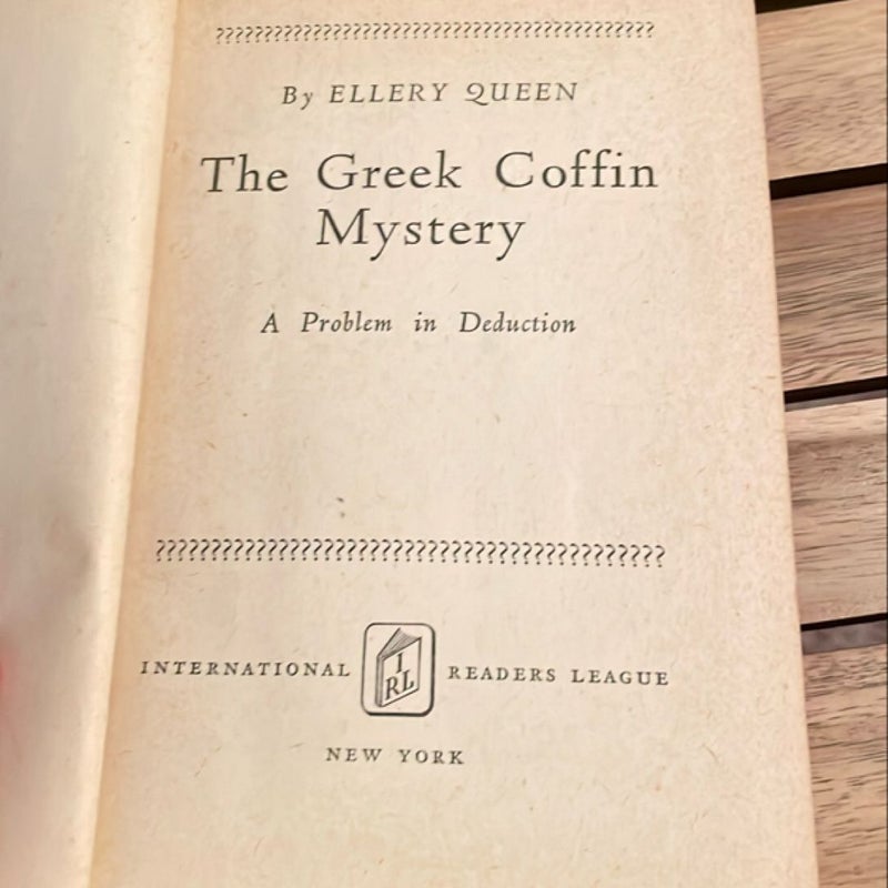 The Greek Coffin Mystery (1933)