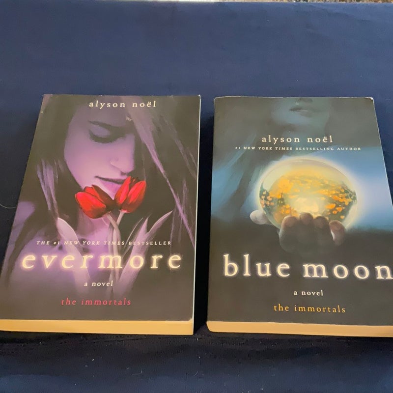 EVERMORE & BLUE MOON: Books 1 & 2 of The Immortals Series