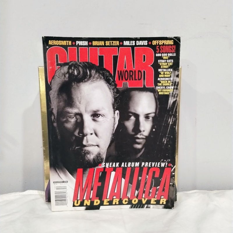 Guitar World Magazine METALLICA Undercover Dec. 1998