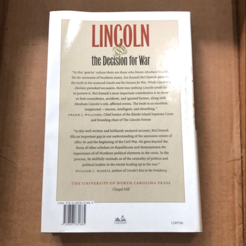 Lincoln and the Decision for War