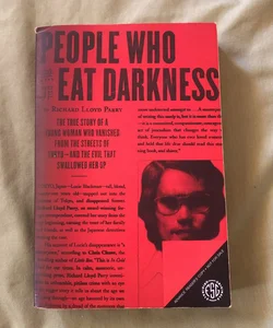 People Who Eat Darkness - advanced reader’s copy