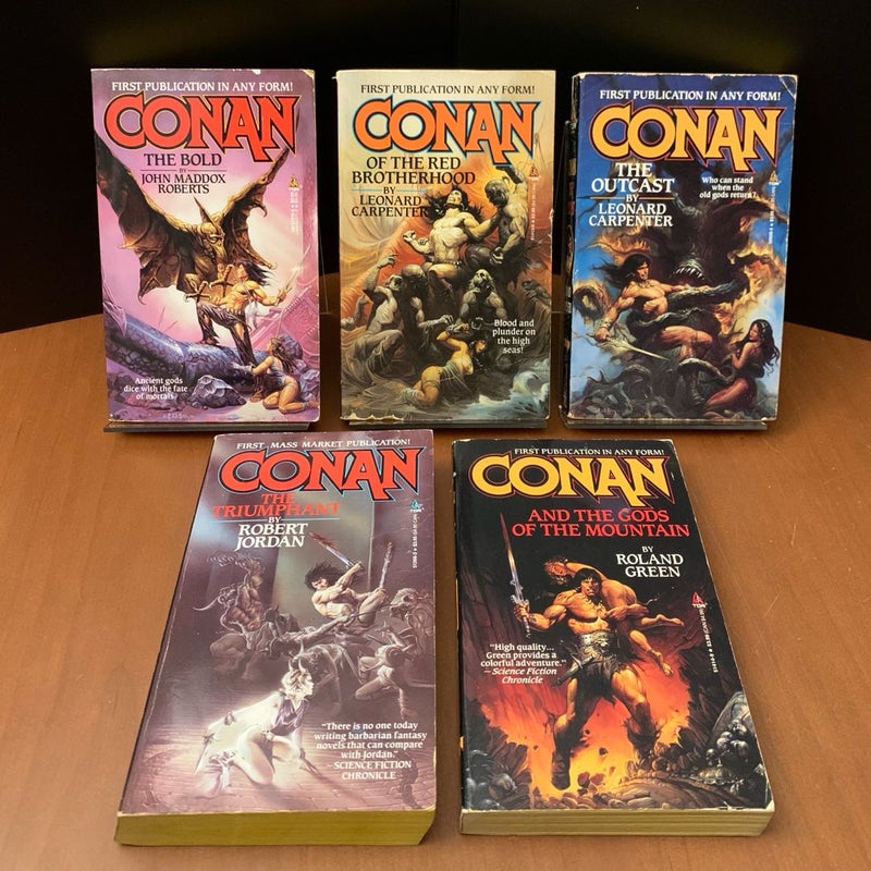 Vintage Conan Collection: Conan of Aquilonia, Conan the Buccaneer, Conan the Invincible, Conan the Valiant, Conan the Defender, Conan the Bold, Conan of the Red Brotherhood, Conan the Outcast, Conan the Triumphant, Conan and the Gods of the Mountains