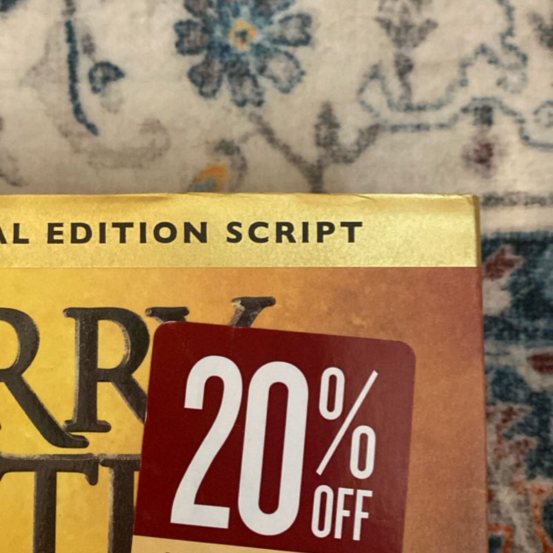 Harry Potter and the Cursed Child Parts One and Two (Special Rehearsal Edition Script)