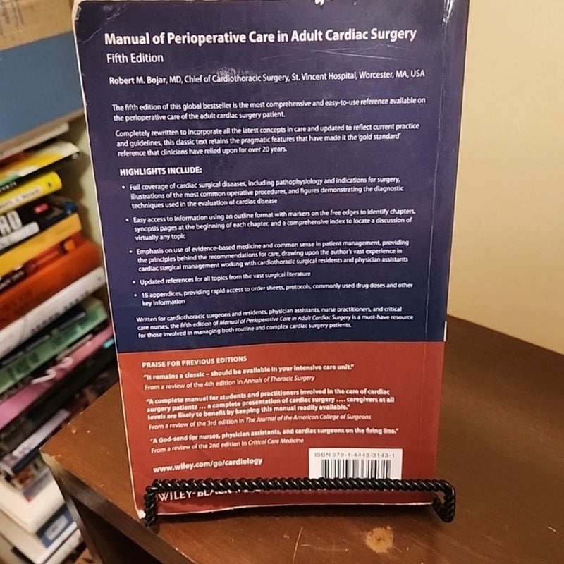 Manual of Perioperative Care in Adult Cardiac Surgery