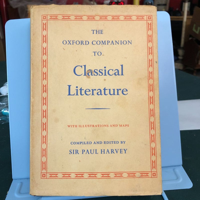 The Oxford Companion to Classical Literature