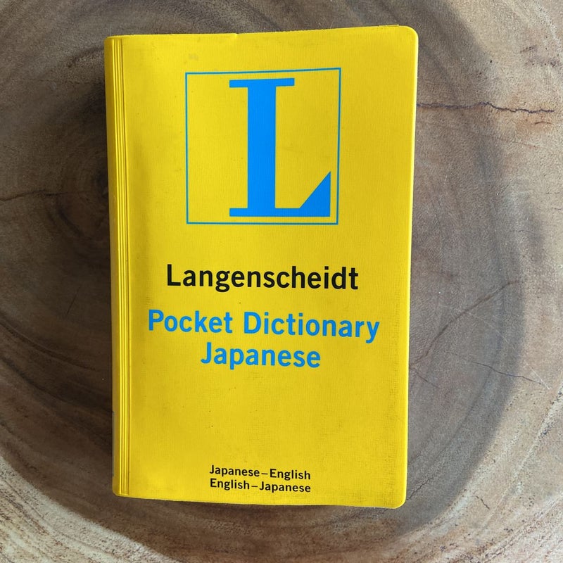 Langenscheidt Pocket Dictionary Japanese 