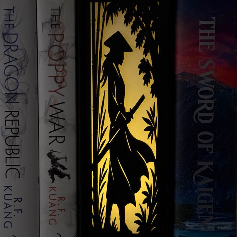 Book Nook Insert with Tea Light